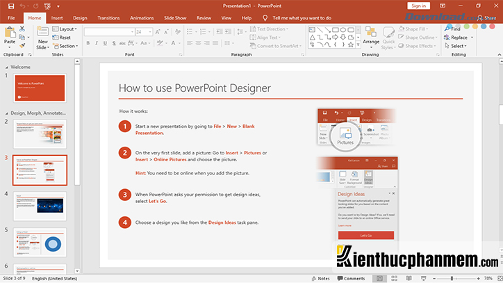 Microsoft PowerPoint là cái tên đã quá đỗi quen thuộc với những người dùng máy tính