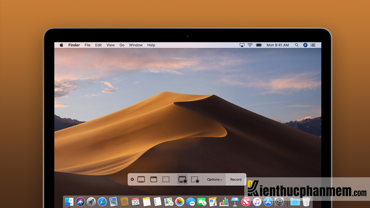 Chụp màn hình trên máy Mac đơn giản bằng tổ hợp Command + Shift + 4