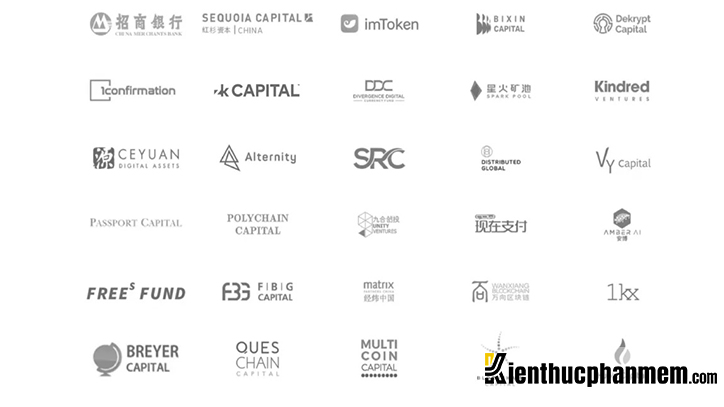 Danh sách các nhà đầu tư và đối tác của dự án Nervos
