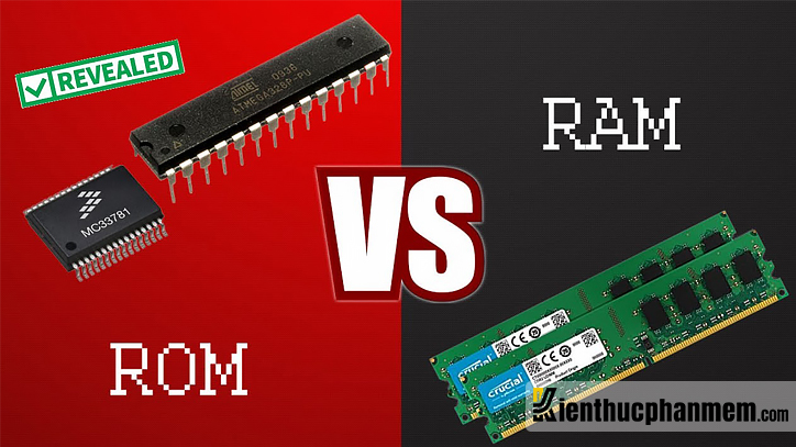 RAM và ROM là bộ nhớ gì? ROM là bộ nhớ chỉ đọc còn RAM là bộ nhớ truy xuất ngẫu nhiên