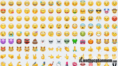 Một số emoji phổ biến khác