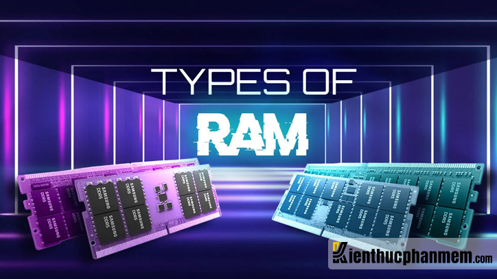 Có các loại RAM là DDR2, DDR3, DDR3L, DDR4