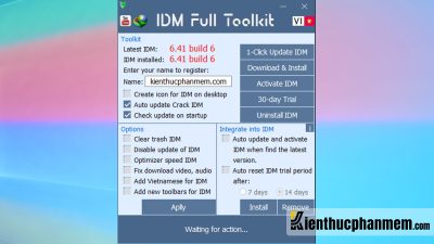 Giới thiệu về IDM full Toolkit 4.7