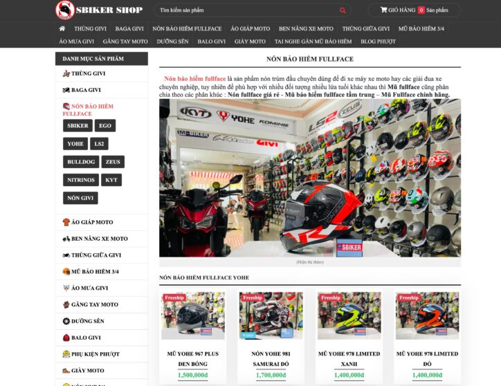Giải đáp mũ bảo hiểm mua tại Sbiker Shop có tốt không?