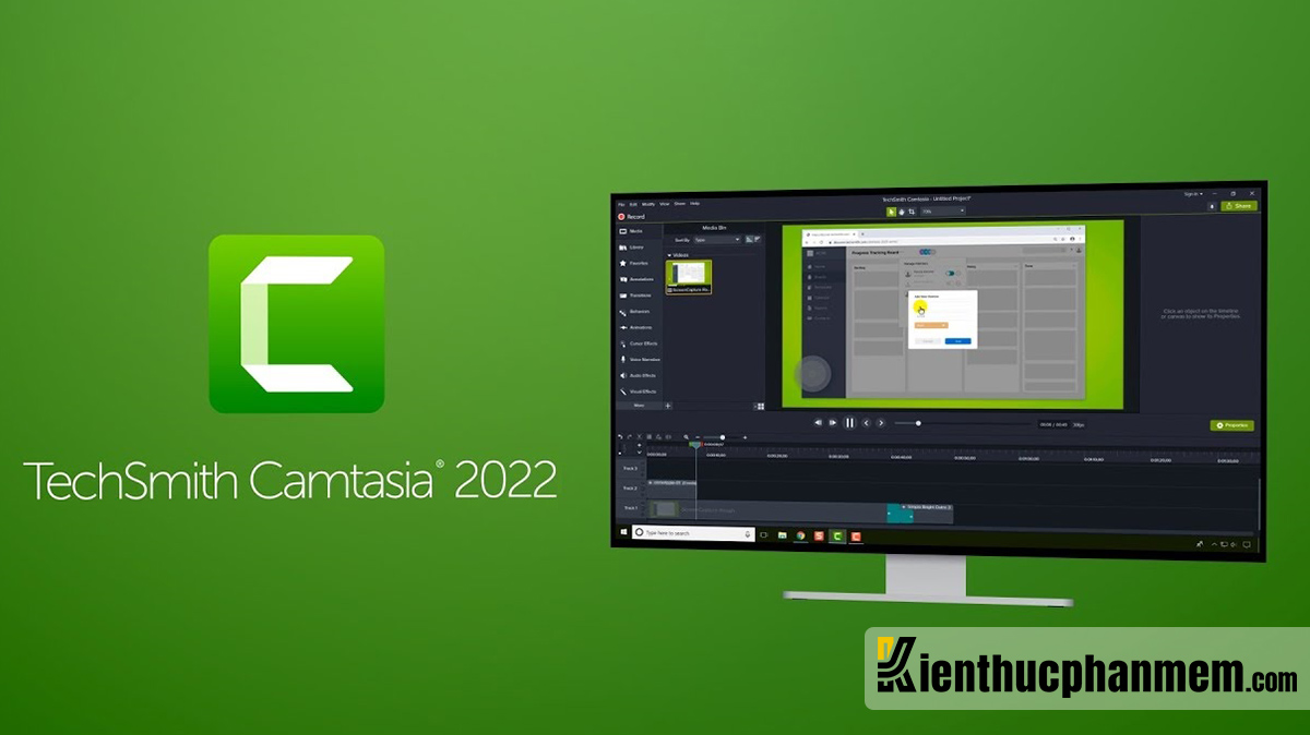 Phần mềm ghi màn hình và chỉnh sửa video Camtasia cho MAC OS