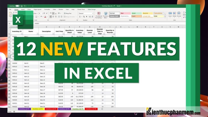 Có gì mới trong Excel 2021