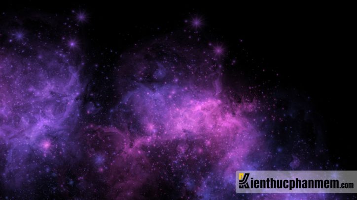 Hình ảnh dải ngân hà bừng sáng nhiều màu sắc sẽ là hình nền máy tính cực chất. 
