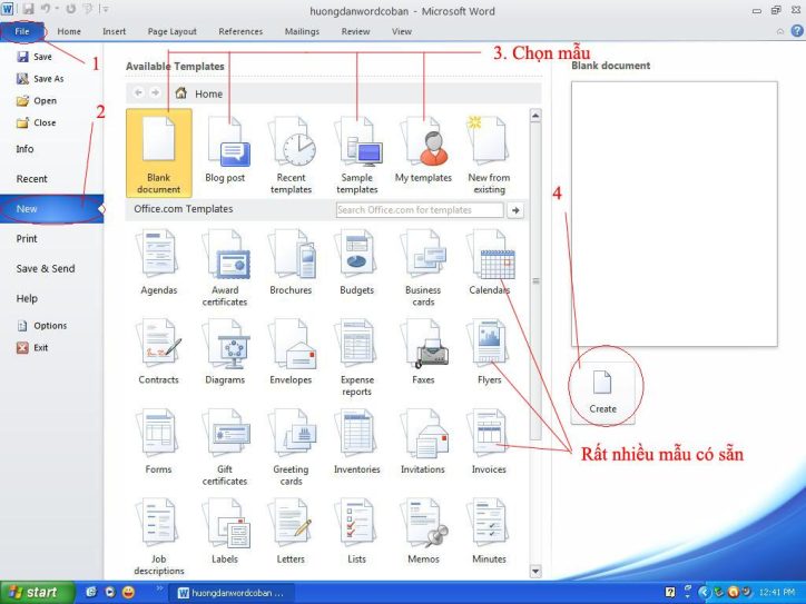 Hướng dẫn một số thủ thuật hay có trên MS Word 2010