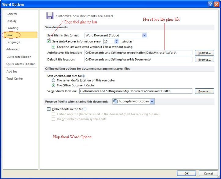 Hướng dẫn một số thủ thuật hay có trên MS Word 2010