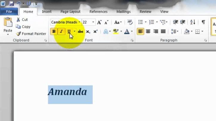 Hướng dẫn một số thủ thuật hay có trên MS Word 2010