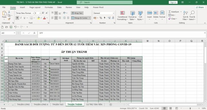 Hướng dẫn sử dụng Excel 2021 cơ bản