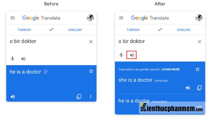Chuyển văn bản thành giọng nói Google Dịch