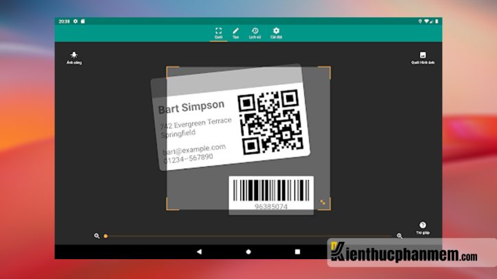 QR Barcode Scanner TeaCapps