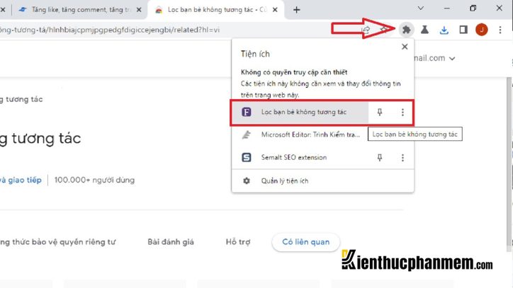 Lọc bạn bè trên Facebook với FBVN