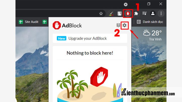 Adblock - Phần mượt ngăn lăng xê bên trên Facebook