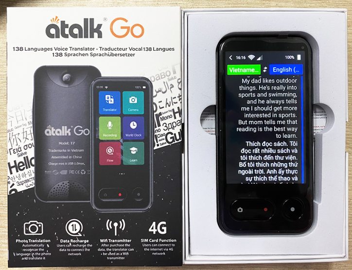 Máy Dịch Thuật Atalk Go