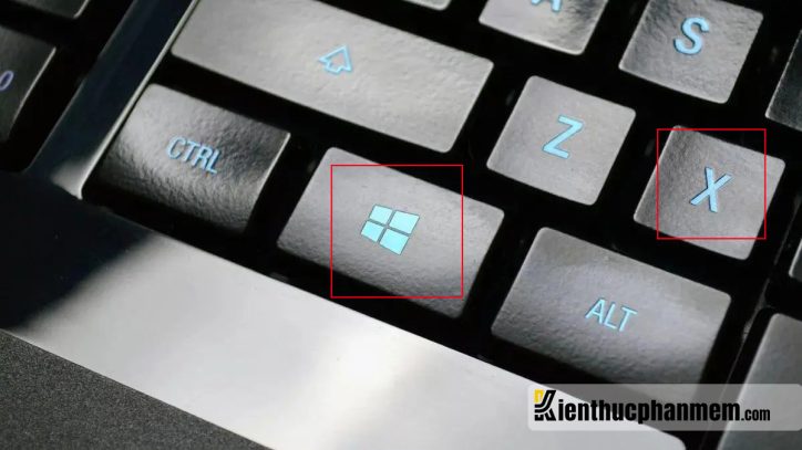 Nhấn tổ hợp phím Windows + X + U + U