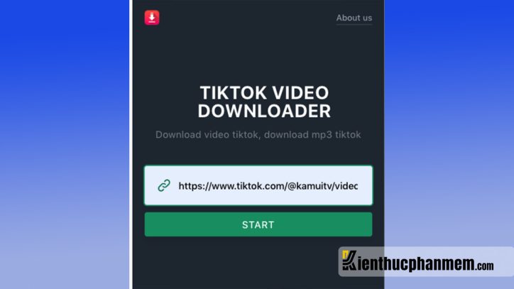 Lưu video Tik Tok không có logo trên máy tính với Tik Tokwatermark.online
